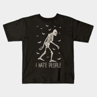 Bigfoot I Hate People Kids T-Shirt